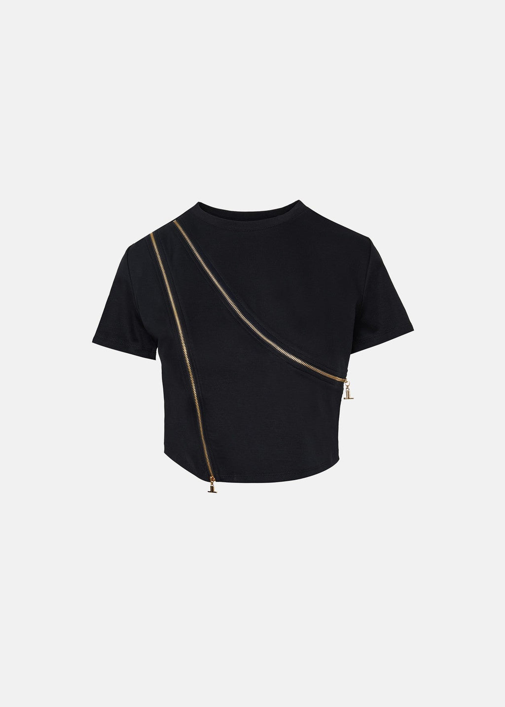 Βαμβακερή μπλούζα με φερμουάρ