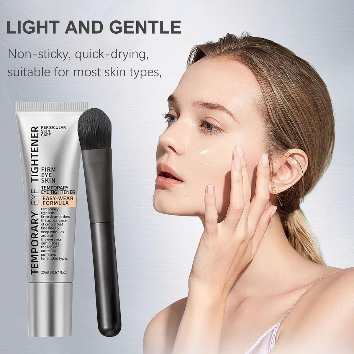 Instant Eye Tightener Primer – Firming Under Eye Serum with Hyaluronic Acid & Vitamin E