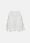 Σόρτς από δαντέλα broderie